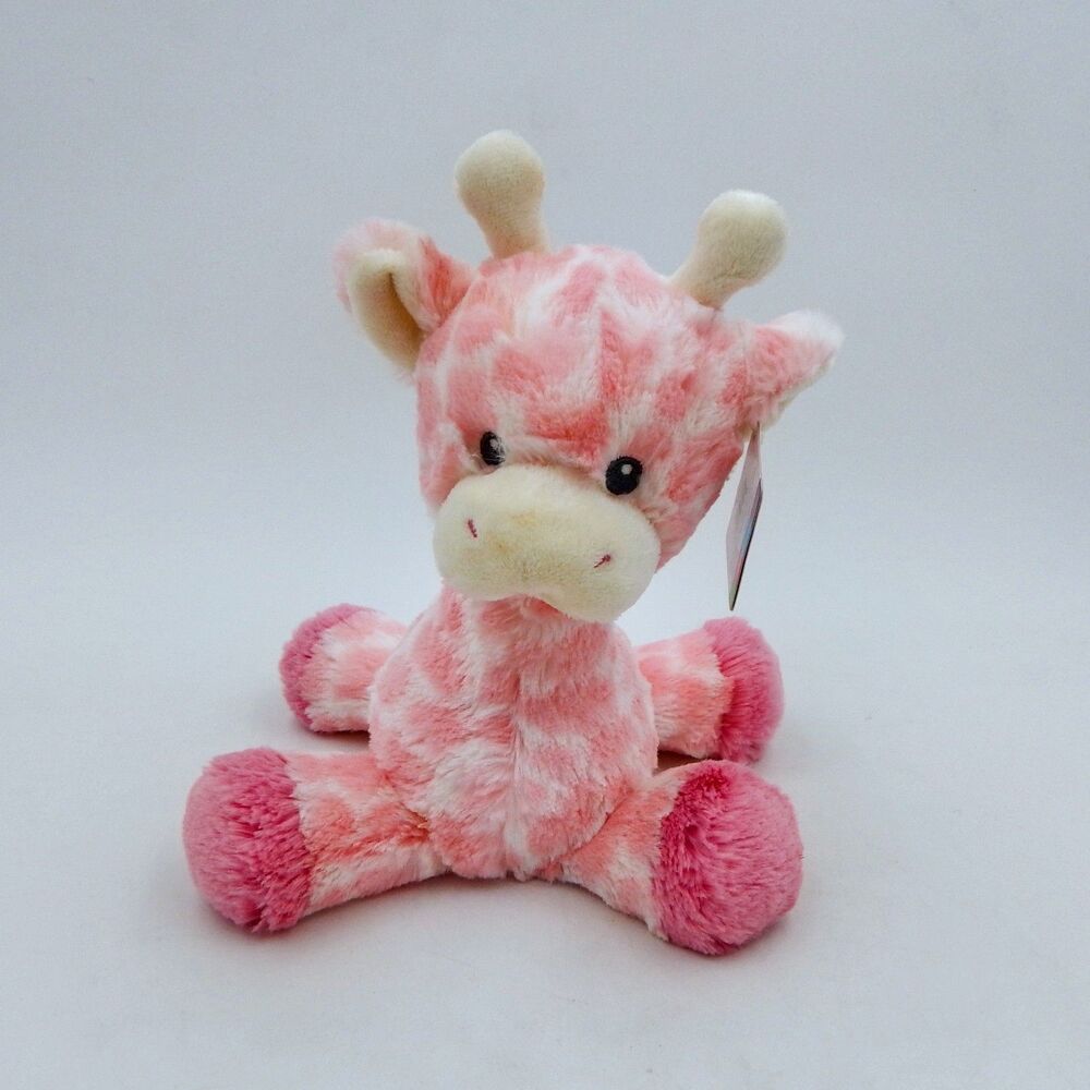 Ebba Jolitee Pink Loppy Giraffe Plush Rattle Stuffed Animal 10 Inch Toy 2022